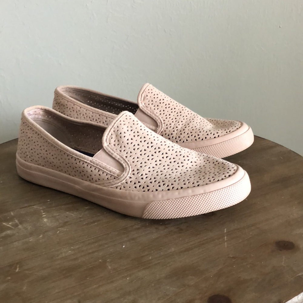 Sperry Nautical Rose Slip-Ons